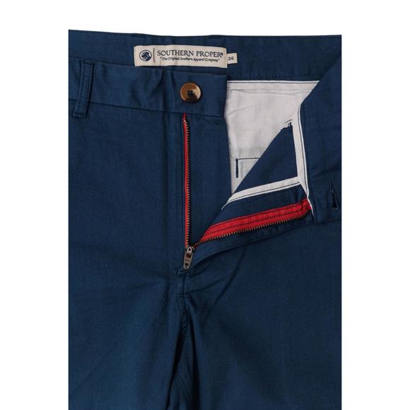 NEW SOUTHERN PROPER men's bluff shorts in navy - Picture 4 of 4